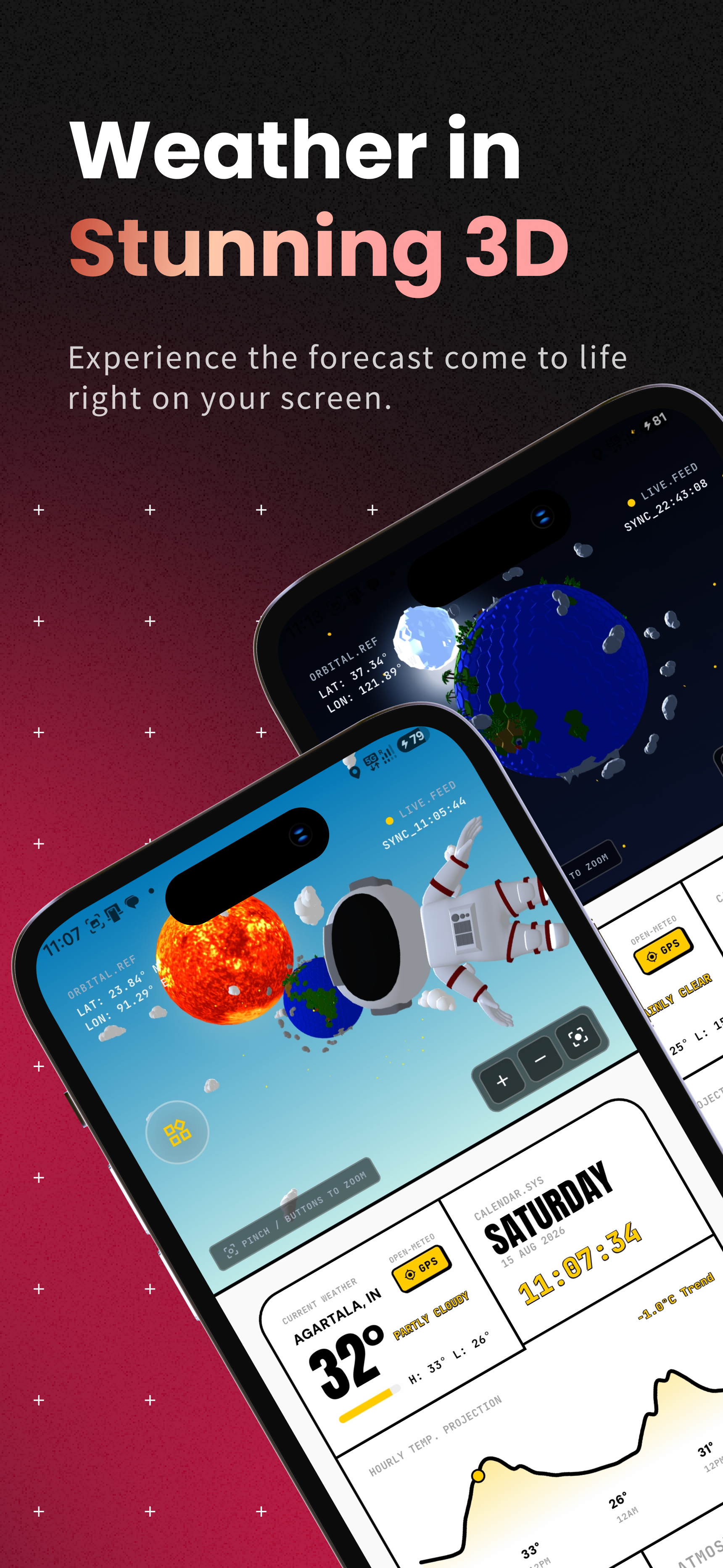 Weather in Stunning 3D - Slow Weather